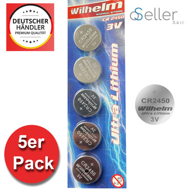 5x Ersatz Batterie für ooono oder Saphe CR2450