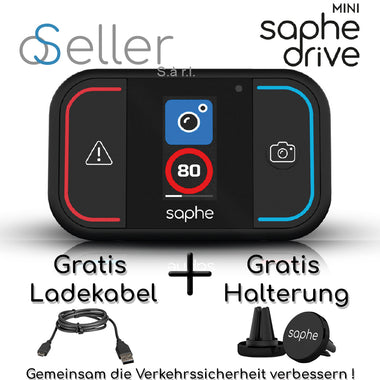 Saphe Drive Mini + Halter + Ladekabel